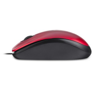 Mouse Com Fio Mf400 Usb 1200dpi 3bot Slim Silencioso 180cm Vermelho-MO390-19712