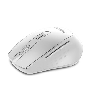 Mouse Sem Fio Pro Conexão Usb 6 Botões Design Ergonômico Branco-MO317-21850