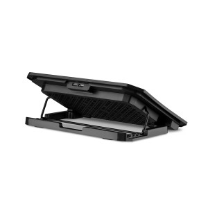 Base Cooler Para Notebook Com 2 Ventiladores E 4 Niveis De Altura-AC392-20174