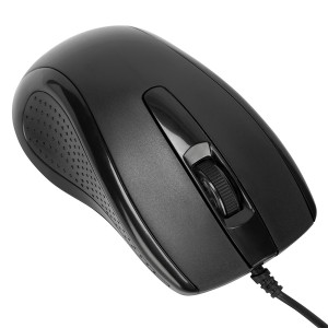 Mouse Com Fio Targus 3 Bot Scroll 1000dpi Cabo De 152cm-AMU81