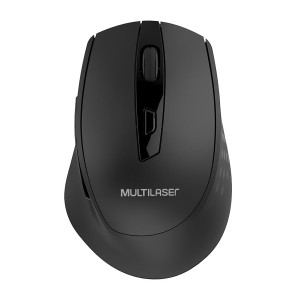 Mouse Sem Fio Pro Conexão Usb6 Botões Ergonômico Preto-MO311