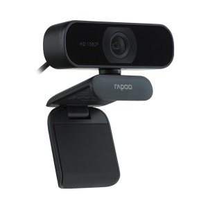 Webcam C260 Rapoo 1080p 360° Usb Preto Controle Cabo De 150cm-RA021-55832