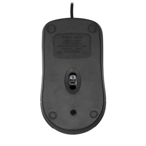 Mouse Com Fio Mf200 3 Botões Tamanho Grande Preto-MO308-38388