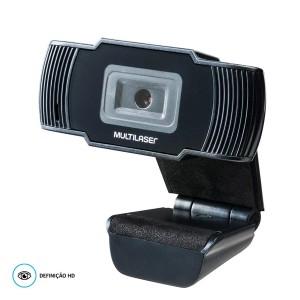 Webcam Hd 720p 30fps Sensor Cmos Microfone Conexão Usb Preto-AC339