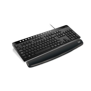 Apoio De Pulso/punho Ergonômico Para Teclado Em Gel Preto-AC033-16309