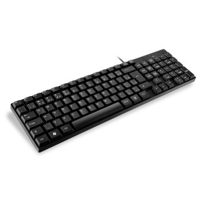 Teclado Com Fio Tf200 Compacto Conexão Ps2 Resistente água Preto-TC298-46942