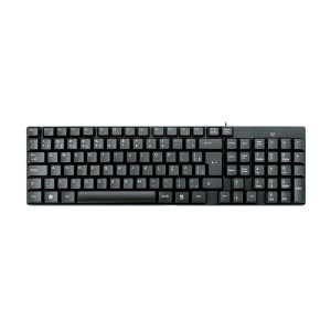 Teclado Com Fio Tf200 Compacto Conexão Ps2 Resistente água Preto-TC298