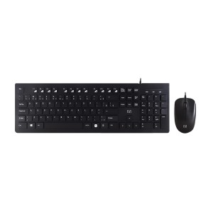 Kit Teclado E Mouse Com Fio Cf200 12 Teclas Multimídia-TC240