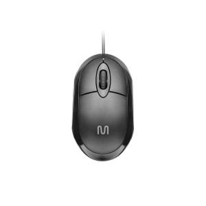 Mouse Com Fio Mf100 Usb 1200dpi 3bot Compacto 120cm Pt-MO300-83153