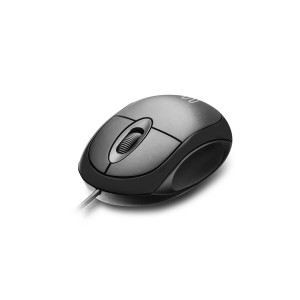 Mouse Com Fio Mf100 Usb 1200dpi 3bot Compacto 120cm Pt-MO300