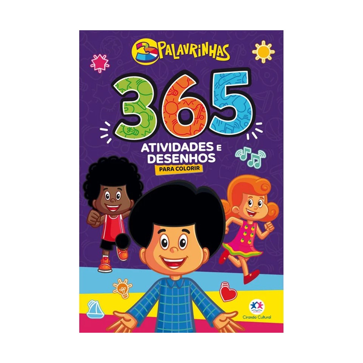 3 Palavrinhas - 365 Atividades E Desenhos Para Colorir-9786526107614