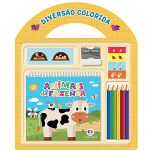 Animais Da Fazenda Kit Escolar - Apontador