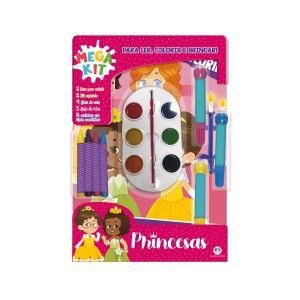 Princesas - Ler, Colorir E Brincar