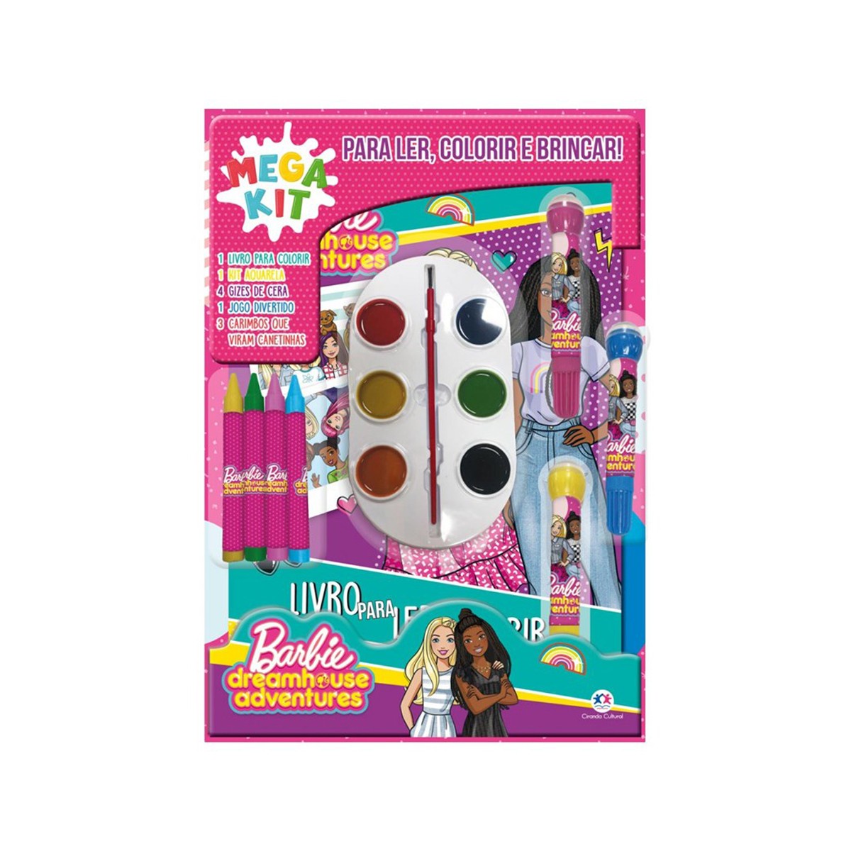 Barbie - Ler, Colorir E Brincar-9786526104354