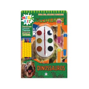 Dinossauros - Ler, Colorir E Brincar