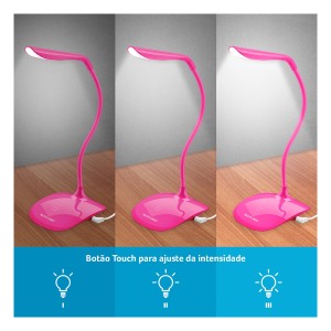 Luminaria Led Usb Rosa-AC273-63792