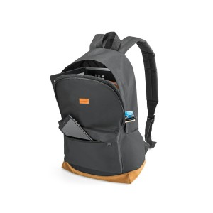 Mochila Backpack Preta E Marrom Para Notebook Ate 15.6"-BO407-71508