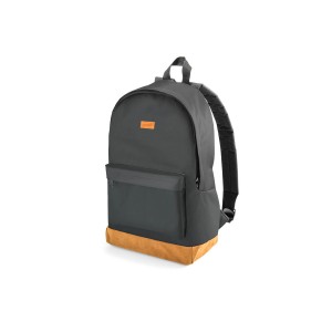 Mochila Backpack Preta E Marrom Para Notebook Ate 15.6"-BO407