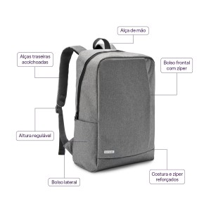 Mochila Multilaser Classic Para Notebook Ate 15.6"-BO438-29780