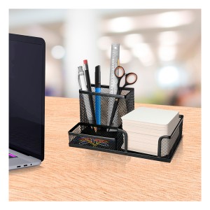 Organizador De Mesa Aramado Preto-EI043-83474