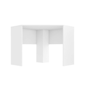 Mesa De Canto Para Computador 90x90cm Branco Fosco-EI076-38545