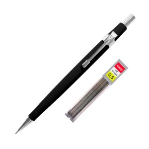 Lapiseira Técnica 0.5mm Preta + 1 Tubo De Grafite 1 Unidade-EI111-85391