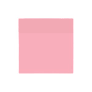 Bloco Adesivo Pet Rosa Pastel Transparente 75x75mm 50 Folhas-EI152-11370