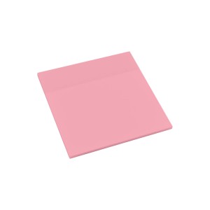 Bloco Adesivo Pet Rosa Pastel Transparente 75x75mm 50 Folhas-EI152