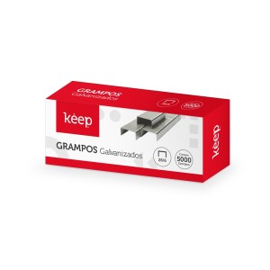 Grampos Galvanizados 26/6 Caixa Com 5000 Unidades-EI167-147