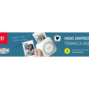 Mini Impressora Térmica Sem Fio-KP001-80752