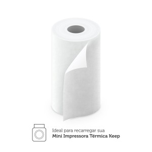 Papel Térmico Branco 3 Rolos P/ Mini Impressora 57x30mm-KP002-52121