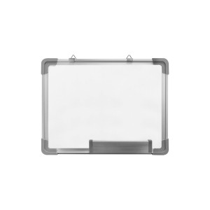 Quadro Branco Magnetico 40x30cm Moldura Aluminio-QB003