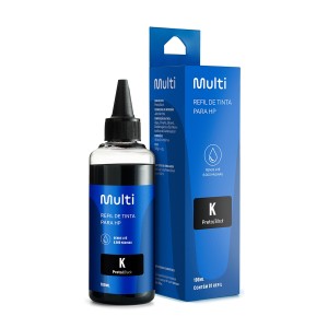 Refil De Tinta Preto Hp 100ml-RF001-74617