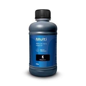 Refil De Tinta Preto Hp 250ml-RF009