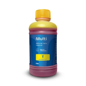 Refil De Tinta Amarelo Hp 250ml-RF012