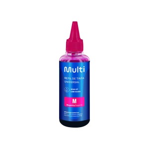 Refil De Tinta Compat. Universal P/ Epson Hp Canon 100ml Magenta-RF019