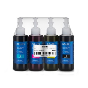 Refil De Tinta Universal Epson Hp Canon 100ml 4 Unidades-RF033