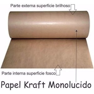 Papel Kraft Bobina 120cm X 200m 80g. Monolucido-111167-42219