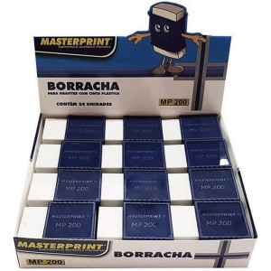 Borracha Branca Mp-200 Com Capa Azul-111808-73979