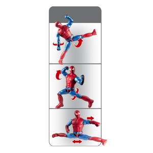 Boneco Super Herói Aranha Com Espada E Escudo 54cm Com Solapa-500-57698