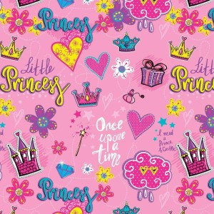 Papel Presente Bobina Couche 60cm. Mod.141 Little Princess-108799-21310