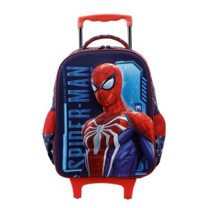 Mochila Infantil Com Rodinha Spider-man Se-108480-16542