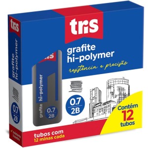 Grafite 0.7mm Tris 2b 12tubosx12minas-110248-42086