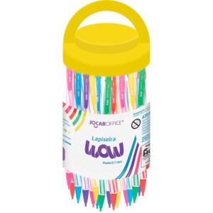 Lapiseira 0.7mm Wow Fun Metal Graf/borrac.6cor-110082-14036