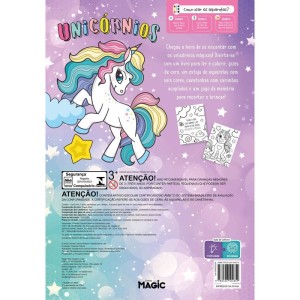 Livro Infantil Colorir Unicornios Mega Kit Ler E Colo-111789-65384