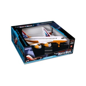 Avião Aerobus Com Rodas Livres 34cm Cores Sortidas-BRA01512-58001