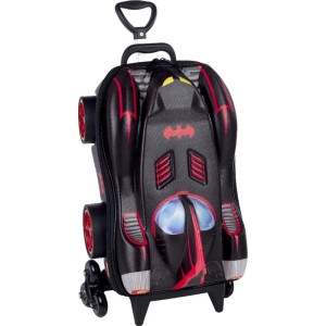 Mochila Infantil Com Rodinha Batman Chrome Wheels-100609-31487