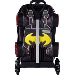 Mochila Infantil Com Rodinha Batman Chrome Wheels-100609-62489