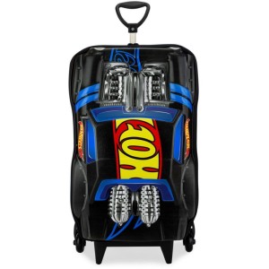 Mochila Infantil Com Rodinha Hotwheels Night Shifter Preto-090249-46643