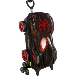 Mochila Infantil Com Rodinha Spider-man Miles Morales-111273-26295